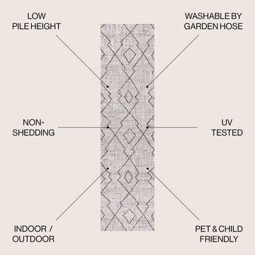 Carwa Tribal Diamond Trellis Indoor/outdoor Area Rug
